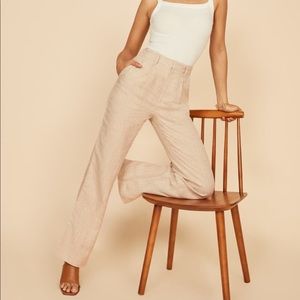 Reformation linen pants